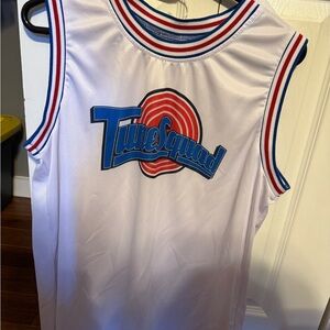 Kids White Basketball Jersey